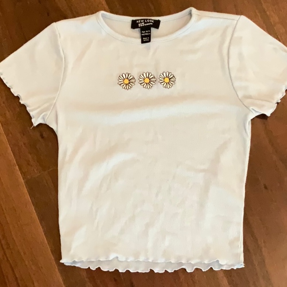 3 sunflower crop top